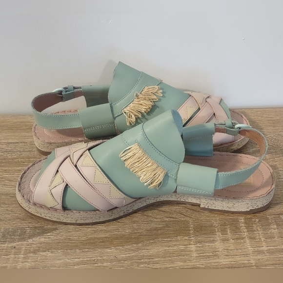 Camper Twins Leather Sandals 41 - Picture 5 of 9
